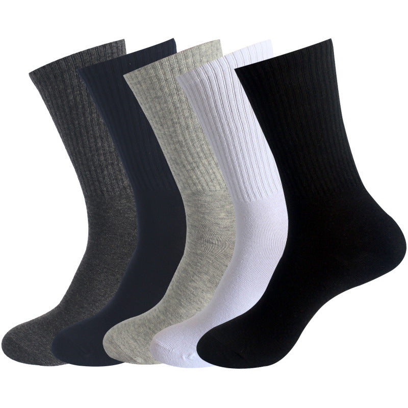 Men's Cotton Mid-calf Socks for Running Basketball