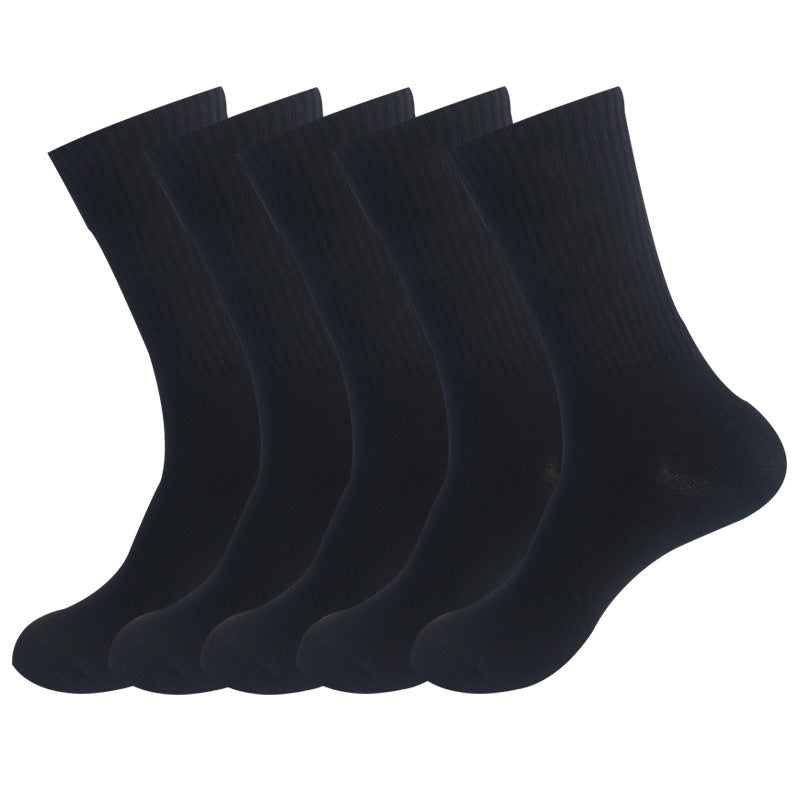 Men's Cotton Mid-calf Socks for Running Basketball