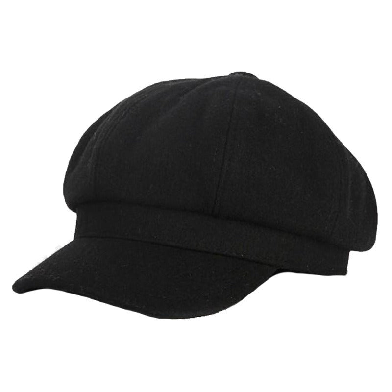 Women's Beret Winter Newsboy Hat Octagonal Beret