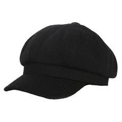 Women's Beret Winter Newsboy Hat Octagonal Beret