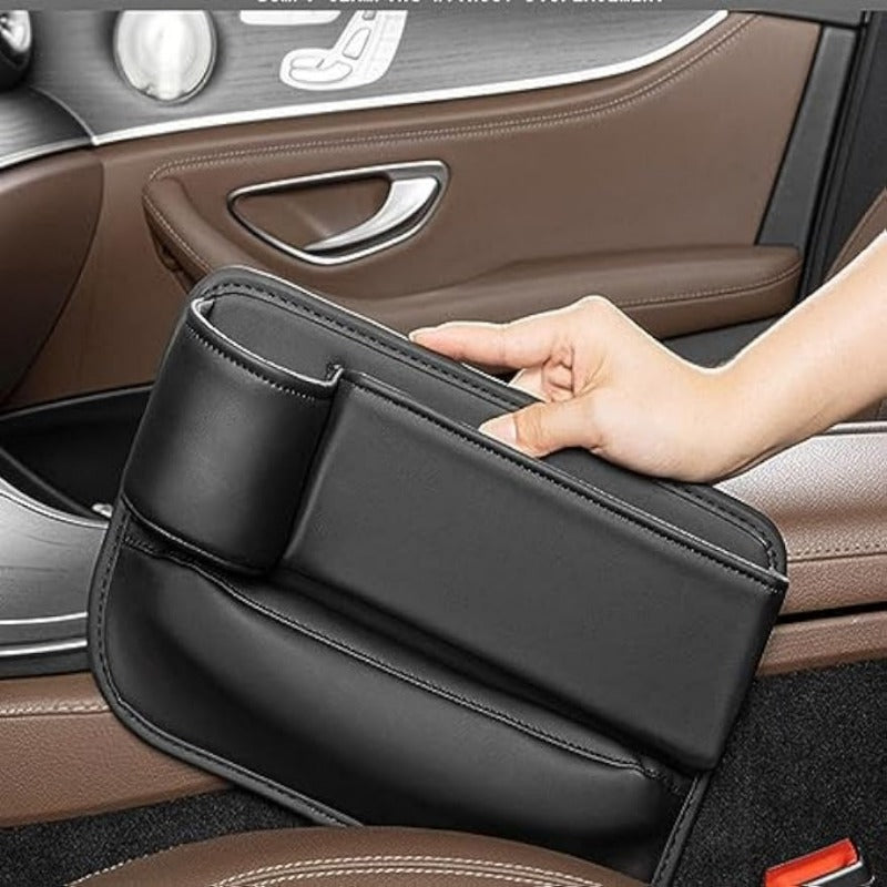 Car Seat Gap Filler Storage Box Cup Holder Organizer