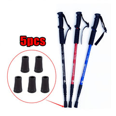 5pcs Rubber Ferrule Ends for Walking Stick and Trekking Pole