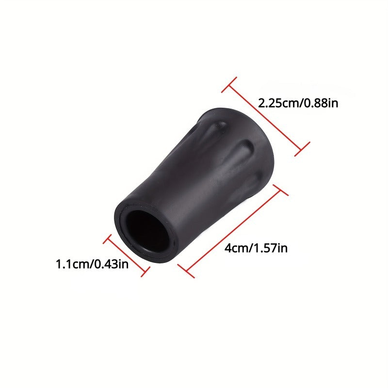 5pcs Rubber Ferrule Ends for Walking Stick and Trekking Pole