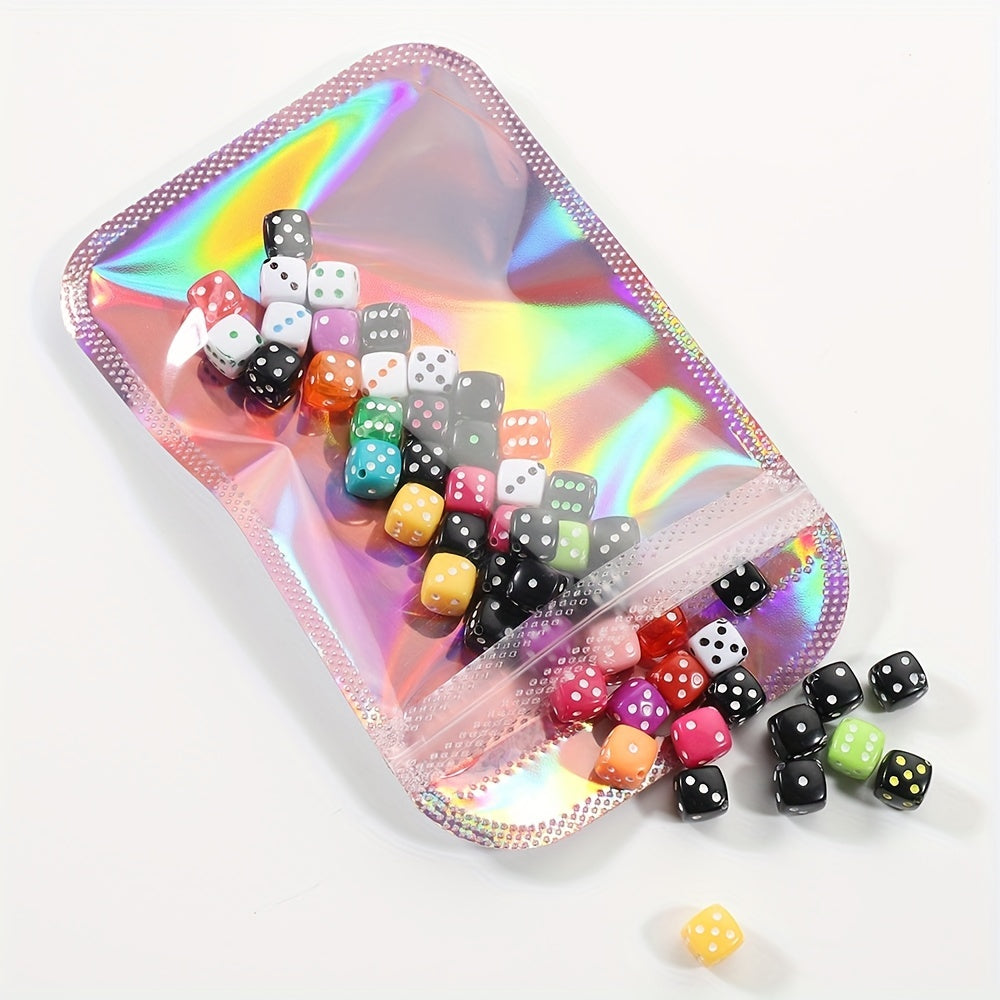 50pcs Rainbow Pink Zipper Lock Bag for Unique Packaging