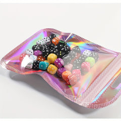 50pcs Rainbow Pink Zipper Lock Bag for Unique Packaging