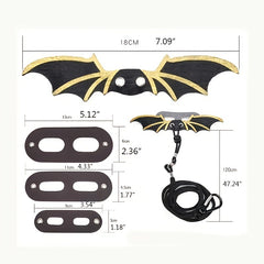 Lizard Dinosaur Wing Leash Harness Walking Set Safe Adjustable Pet Leash