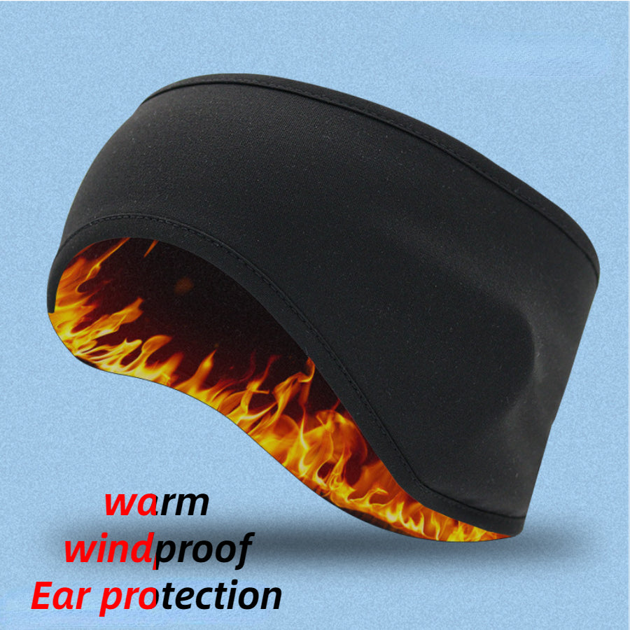 Winter Fleece Ear Warmer Headband Windproof for Outdoor Activities