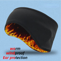 Winter Fleece Ear Warmer Headband Windproof for Outdoor Activities