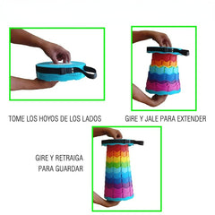 Portable Retractable Folding Stool Lightweight Telescopic Stool