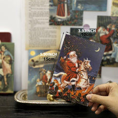 30pcs Vintage Christmas Greeting Cards Xmas Cards Postcard Set