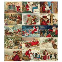 30pcs Vintage Christmas Greeting Cards Xmas Cards Postcard Set