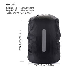 Reflective Backpack Rain Cover Waterproof for Night Safety