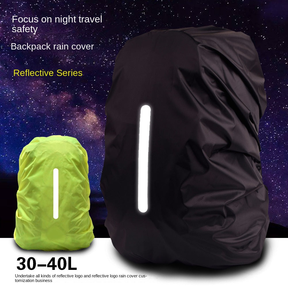 Reflective Backpack Rain Cover Waterproof for Night Safety