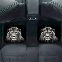 African Grassland Animal Print Car Floor Mats Non-slip Stain Resistant Mats