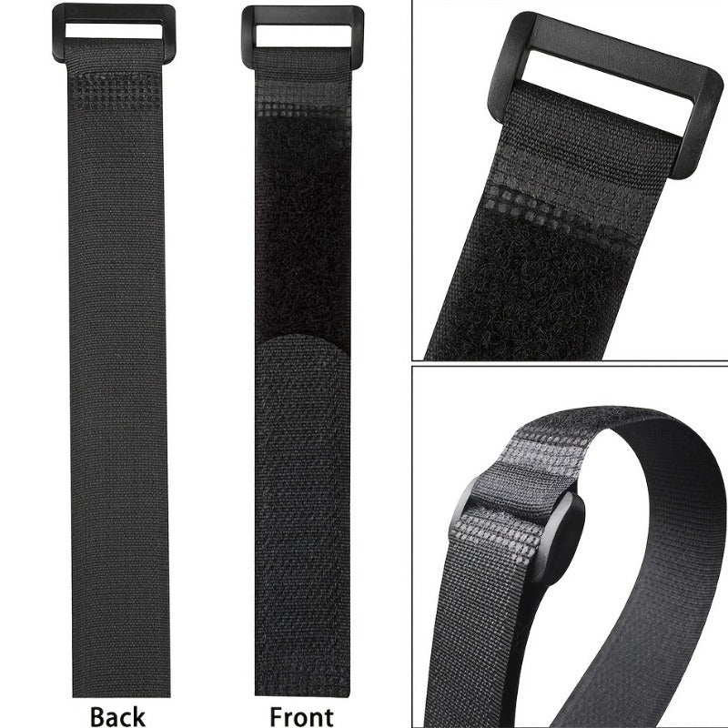 Nylon Hook & Loop Strap Self Adhesive Bike Cable Tie 20-500mm
