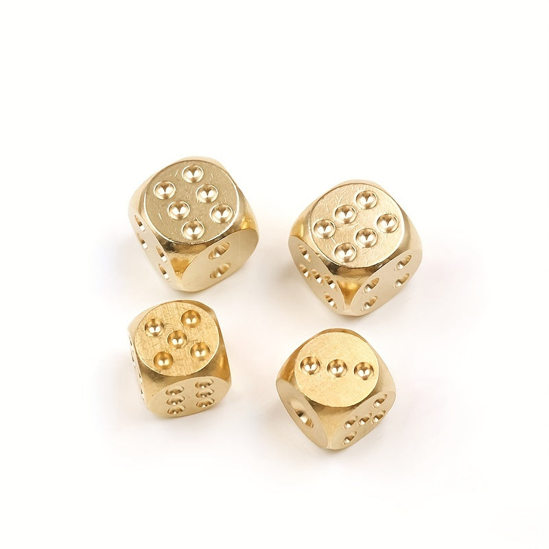 6 Sided Brass Dice Pure Copper Dice Bar Supplies Game Tool