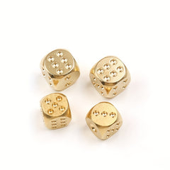 6 Sided Brass Dice Pure Copper Dice Bar Supplies Game Tool