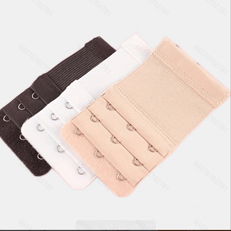 3pcs 3 Hooks Bra Strap Extenders Adjustable Bra Band Buckle