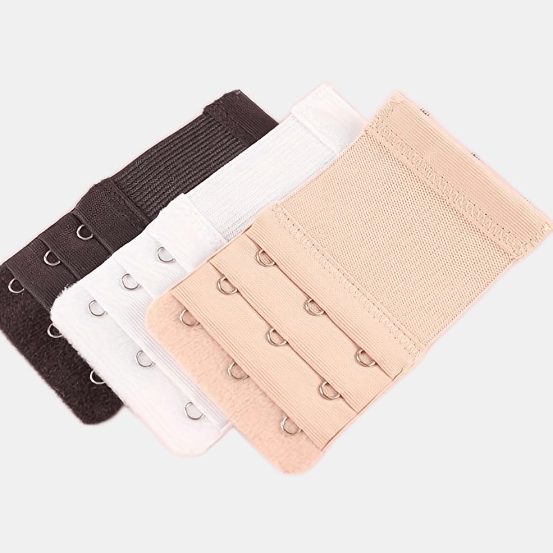 3pcs 3 Hooks Bra Strap Extenders Adjustable Bra Band Buckle