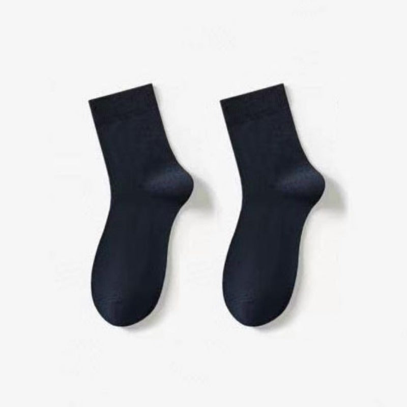 5Pairs Antibacterial Crew Socks for Spring & Autumn