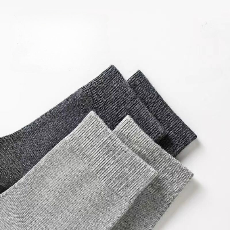 5Pairs Antibacterial Crew Socks for Spring & Autumn
