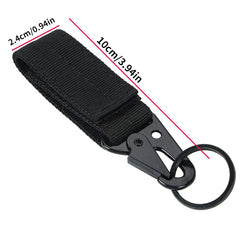Portable Nylon Key Chain Hook for Outdoor Camping Hiking