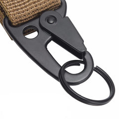 Portable Nylon Key Chain Hook for Outdoor Camping Hiking