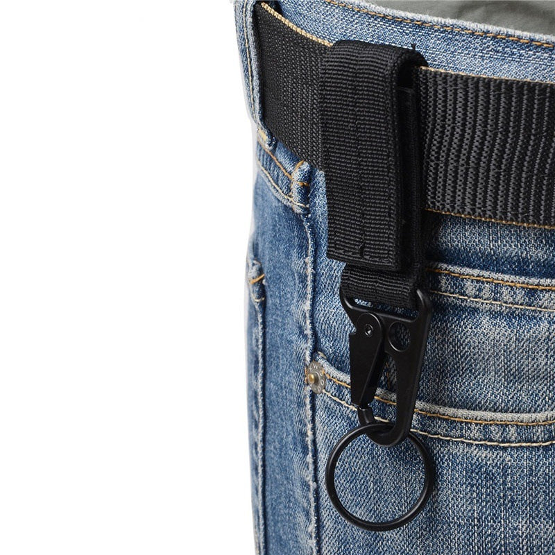 Portable Nylon Key Chain Hook for Outdoor Camping Hiking