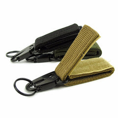 Portable Nylon Key Chain Hook for Outdoor Camping Hiking