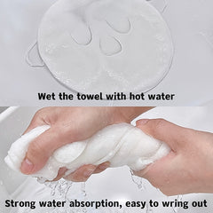 Reusable Hot Compress Face Towel Masks for Skin Care