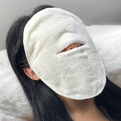 Reusable Hot Compress Face Towel Masks for Skin Care