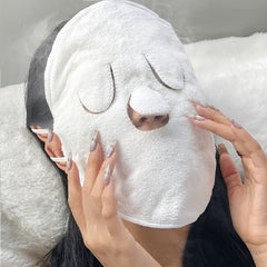 Reusable Hot Compress Face Towel Masks for Skin Care