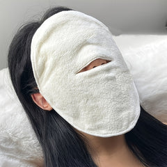 Reusable Hot Compress Face Towel Masks for Skin Care