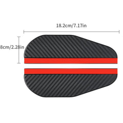 Carbon Fiber Car Rearview Mirror Rain Cover Shield Eyebrow
