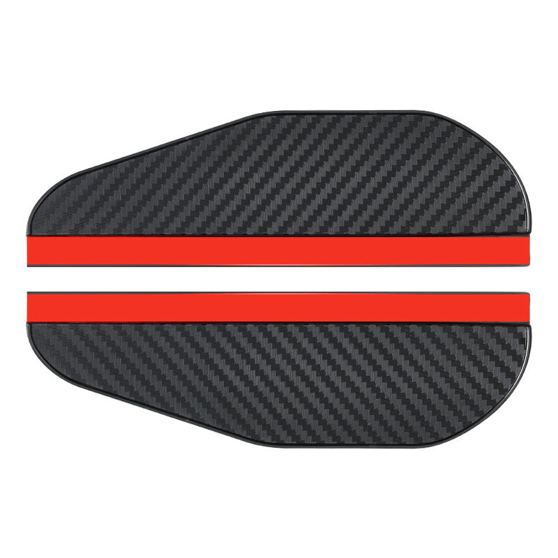 Carbon Fiber Car Rearview Mirror Rain Cover Shield Eyebrow