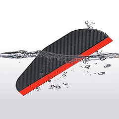 Carbon Fiber Car Rearview Mirror Rain Cover Shield Eyebrow