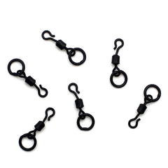 40PCS Carp Fishing Swivels with Solid Ring Quick Change Fishing Hook Swivels