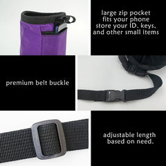 Waterproof Chalk Bag for Rock Climbing - Magnesium Powder Storage Bag