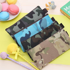 Camouflage Zipper Pen Bag Student Pencil Case Back To School Gift
