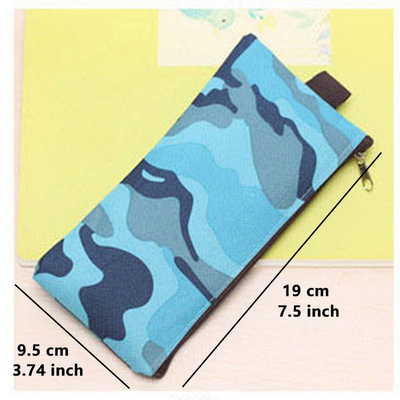 Camouflage Zipper Pen Bag Student Pencil Case Back To School Gift