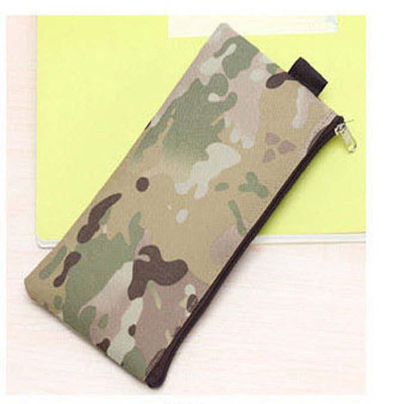 Camouflage Zipper Pen Bag Student Pencil Case Back To School Gift