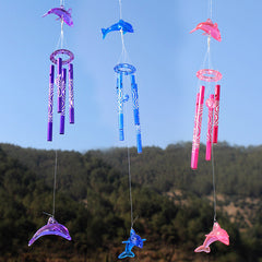 Metal Tube Dolphin Wind Chimes Wedding Decoration