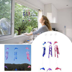 Metal Tube Dolphin Wind Chimes Wedding Decoration