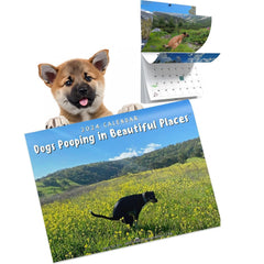 Pooping Dogs Calendar Funny Gift For Family And Friends