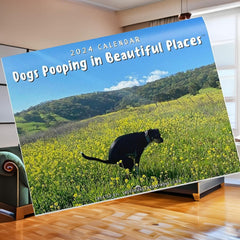 Pooping Dogs Calendar Funny Gift For Family And Friends