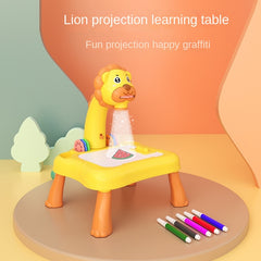 Children's Lion Projection Study Table Graffiti Copy Painting Play House