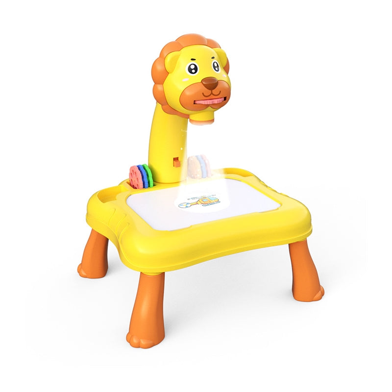 Children's Lion Projection Study Table Graffiti Copy Painting Play House