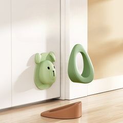 3pcs Silicone Door Jack Windproof Door Stop
