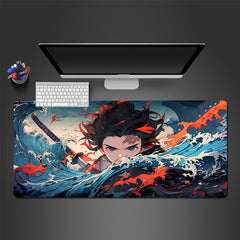 Large Gaming Mousepad Keyboard Pad Mouse Mat Natural Rubber