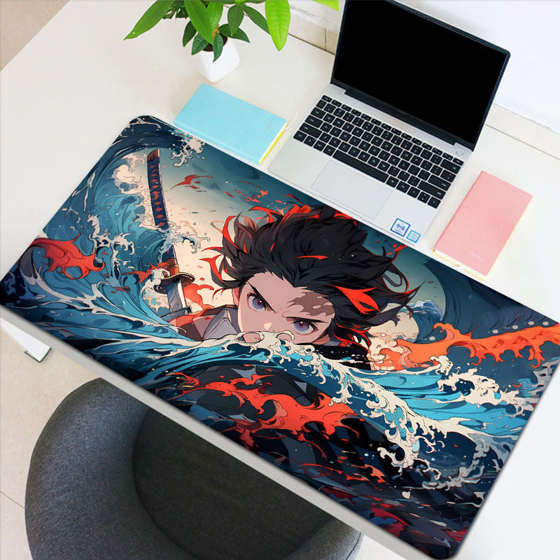 Large Gaming Mousepad Keyboard Pad Mouse Mat Natural Rubber